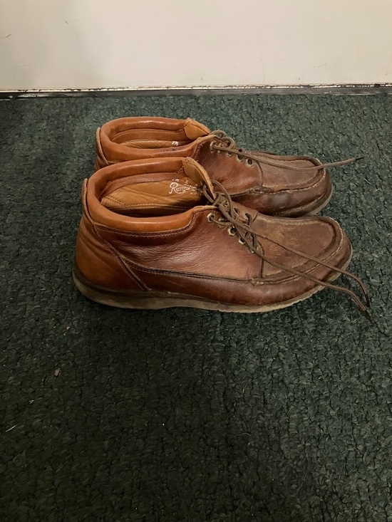 Lot Of (2) WC Russell Moccasin Co boots 9.5 D Berlin Wisconsin USA W C main image 7